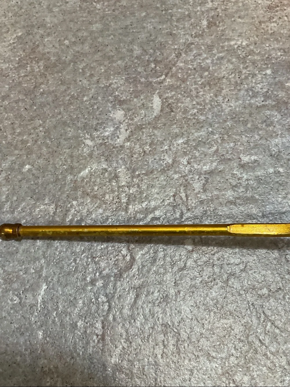 Brass-Tone Twisted Metal Candle Snuffer - Gold Finish